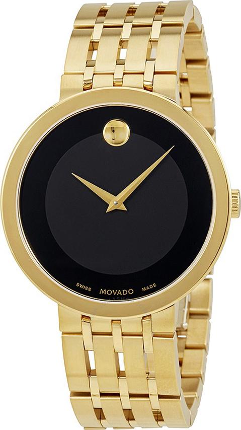 Đồng Hồ Nam Dây Kim Loại Movado 0607059 (39mm) - Vàng