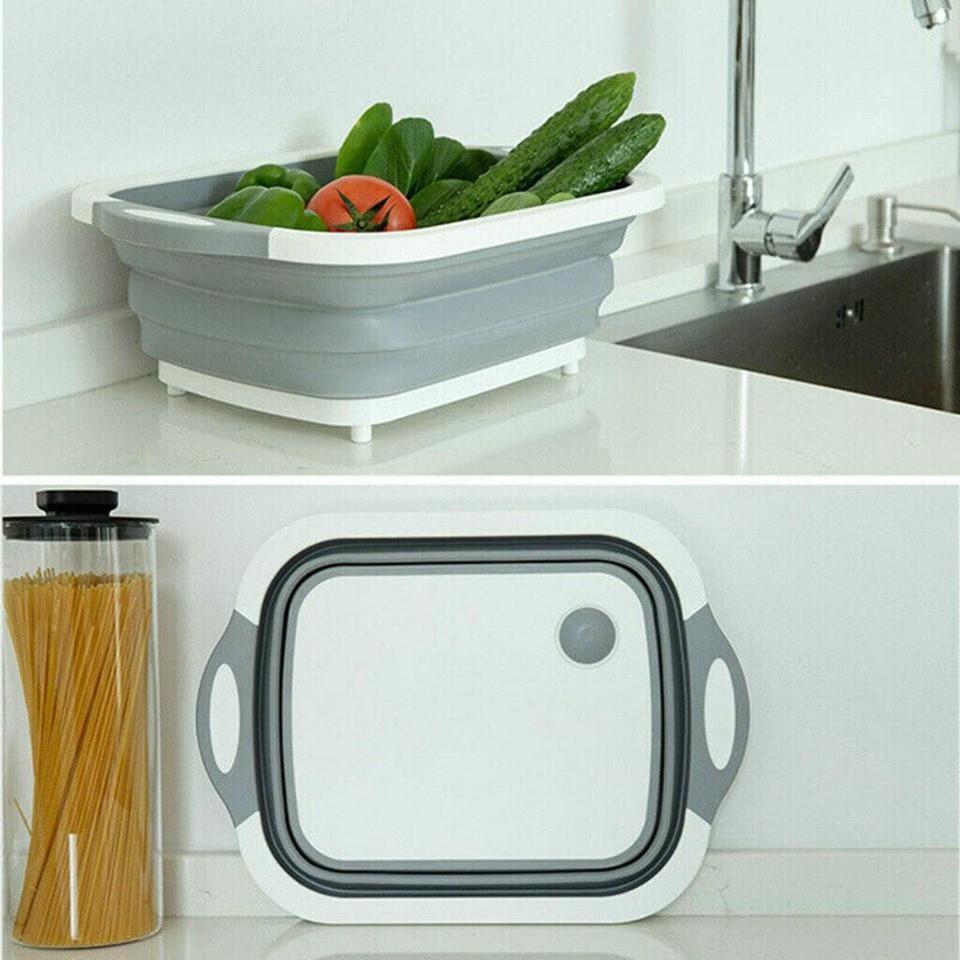 XẢ KHO GIÁ GỐCBộ chậu gấp gọn kèm thớt đa năng 88011 SHOP CR7