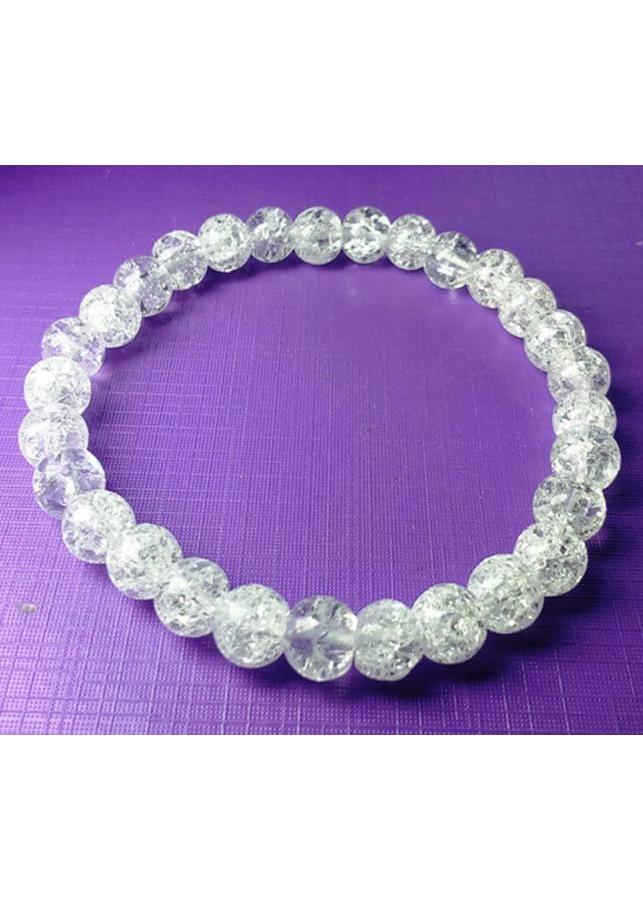 Vòng tay đá Thạch Anh trắng rạn