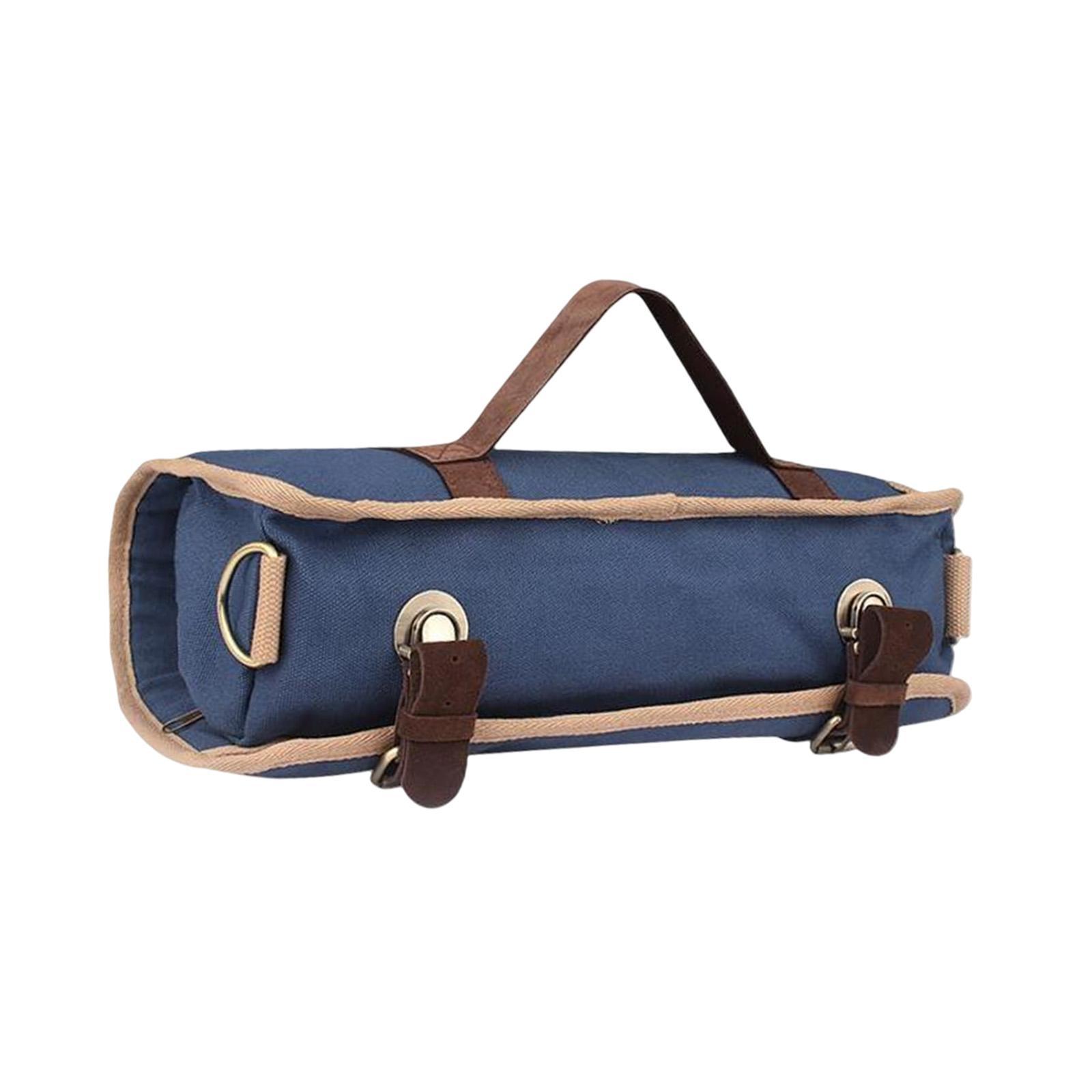 Bartender Bag Portable Canvas Bag Barware Roll Bag Case Bar Accessories