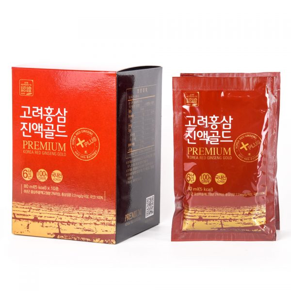 Hộp 30 túi Tinh chất 100% Hồng Sâm Daedong Korea - Korea Red Ginseng Gold Premium (30 x 80ml)