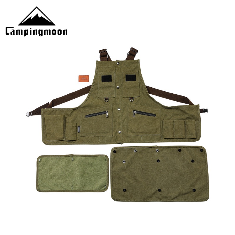 Tạp giề nấu ăn làm việc ngoài trời dã ngoại cắm trại Campingmoon Q1