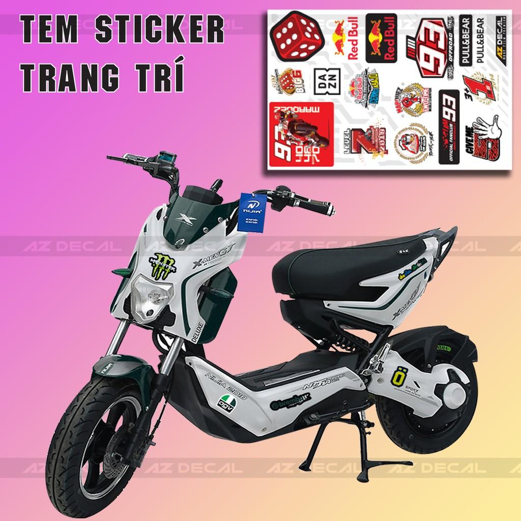 Sticker Dán Xe Chủ Đề Marquez | Trang Trí Xe Máy, Xe Điện, Nón Bảo Hiểm, Laptop, Điện Thoại