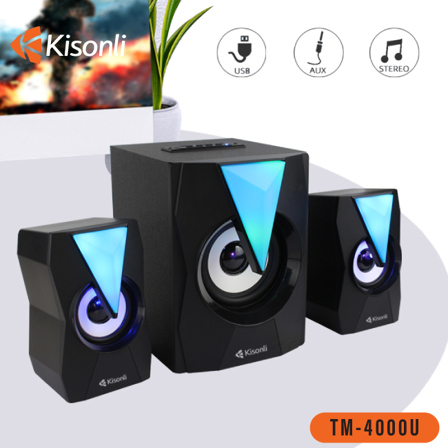 Loa 2.1 Kisonli TM-4000U Bluetooth - HT - HÀNG CHÍNH HÃNG