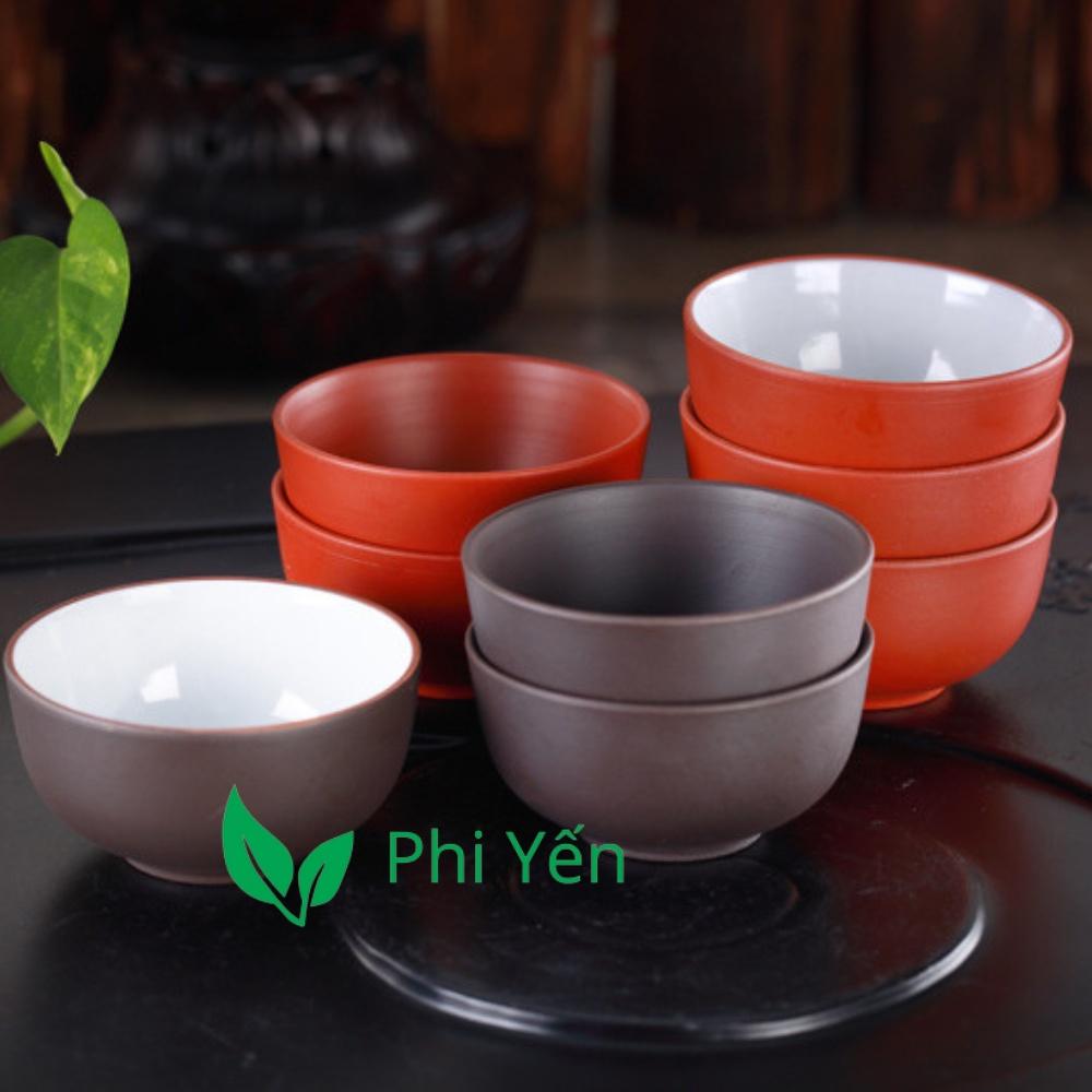 Bộ ấm trà quà tặng tử sa rất kín combo hấp dẫn gồm ấm trà, tống trà, chén trà tử sa siêu đẹp