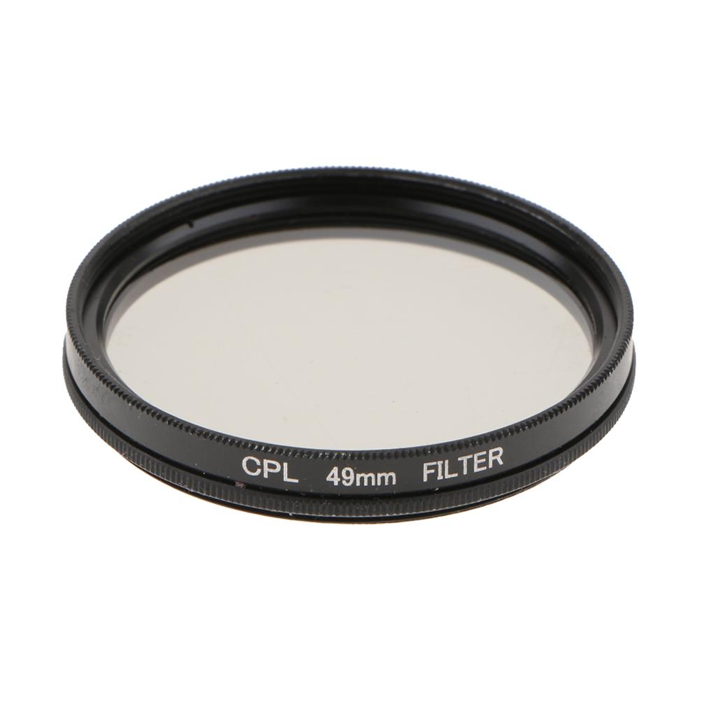 49mm CPL Circular Polarizing Lens Filter for Auto Focus and Digital Cameras