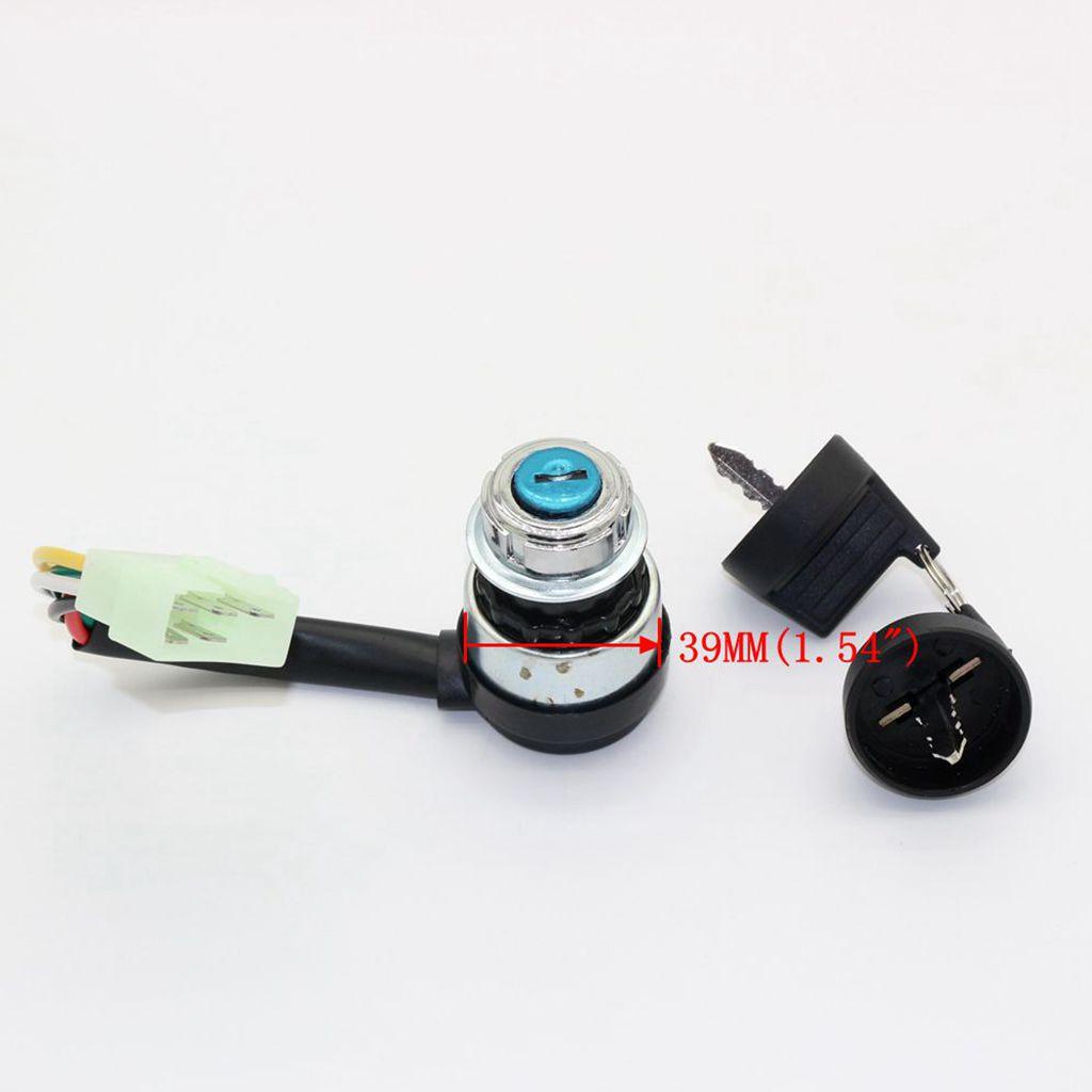 5 Wire Ignition Key Switch for 110/125/150cc Quad Dirt Bike ATV Buggy