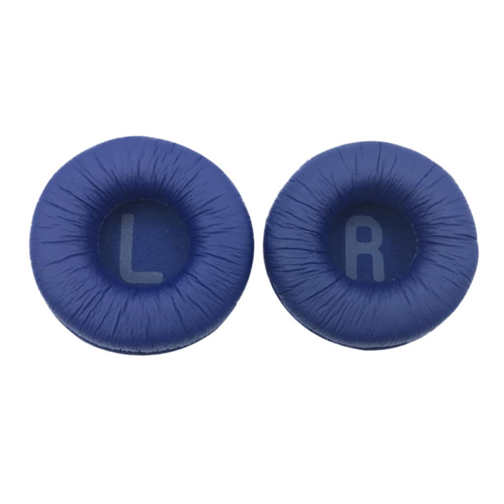 2xEar Pads Cushion Cover For Tune600BTNC T500BT T450BT Headphone Blue