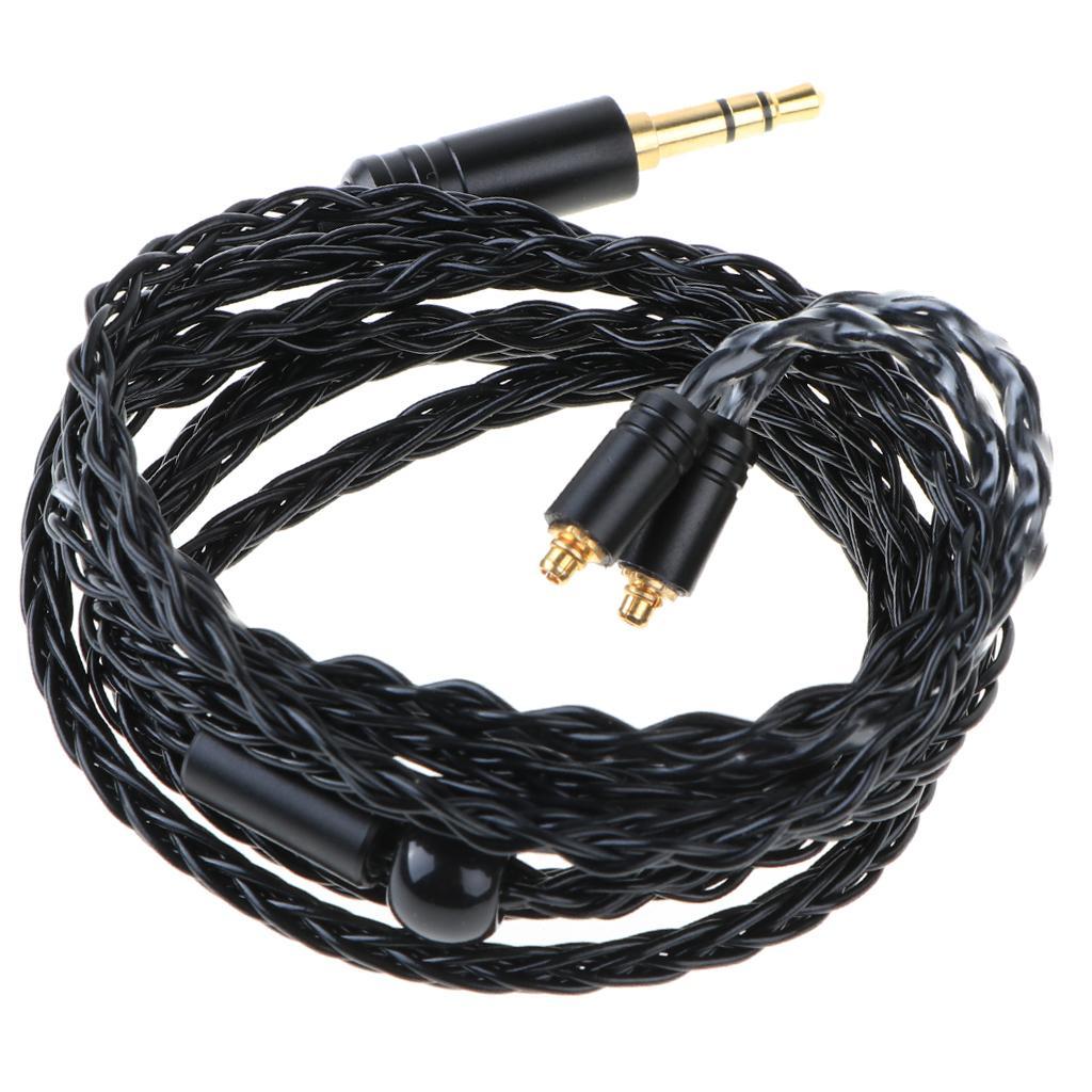 OCC Silver Plated Upgrade Headphone MMCX Cable Cord Wire for Shure