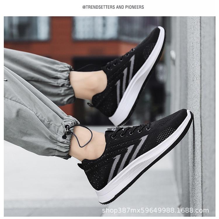 Giày Thể Thao Sneakers Đen Bạc- G19