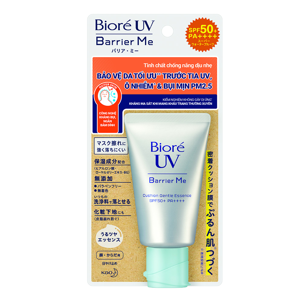 Bioré UV Barrier Me Tinh Chất Chống Nắng Cushion Dịu Nhẹ SPF50+ PA++++ 60g