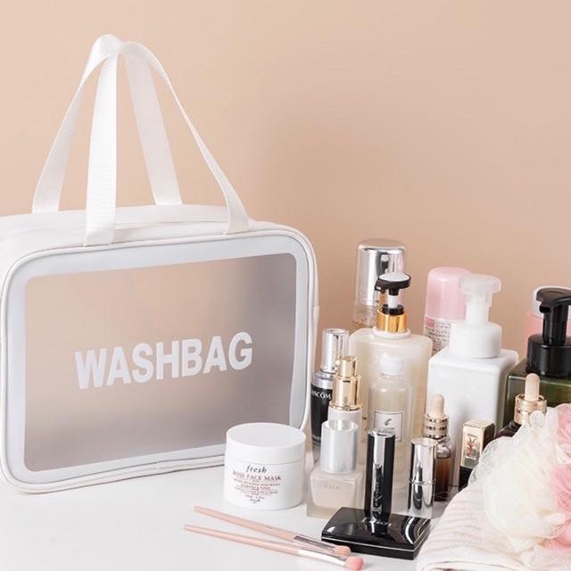 Set 3 túi đựng mỹ phẩm/ Đồ trang điểm du lịch chống thấm nước Washbag - Hàng đẹp