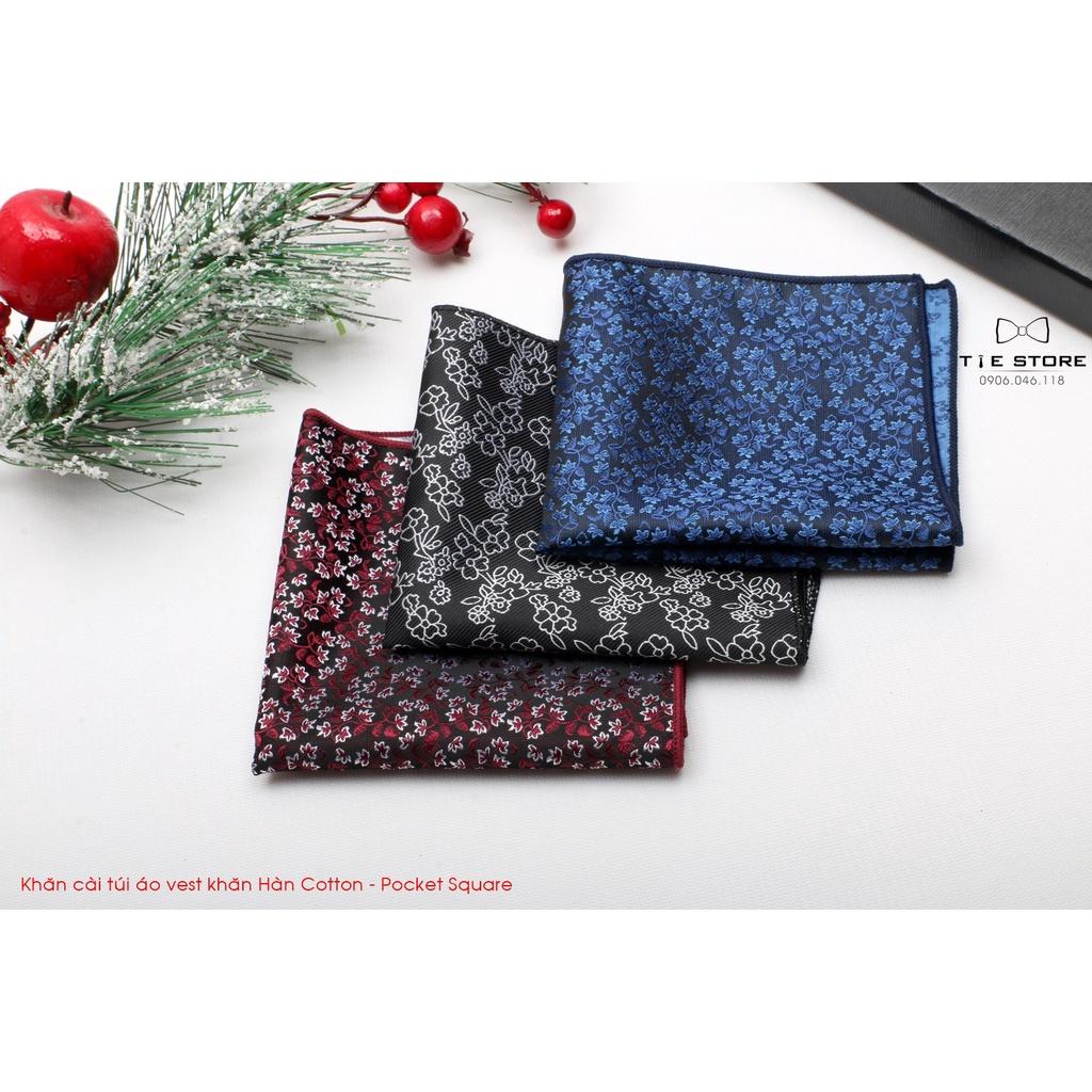 Khăn cài túi áo vest Hàn Quốc- khăn cài túi áo vest