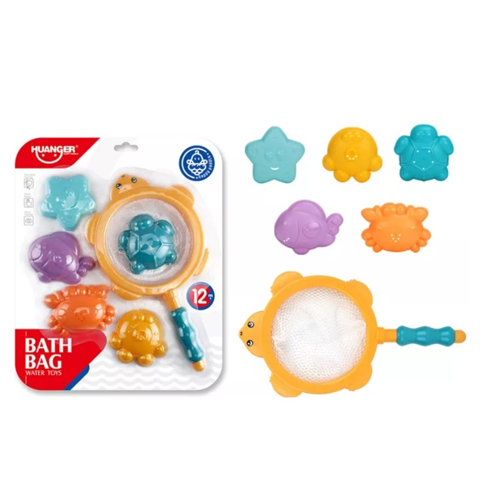 Đồ Chơi Sơ Sinh - Đồ Chơi Nhà Tắm HUANGER (nhiều mẫu) Water Toy Cho Bé Từ 12 Tháng Tuổi