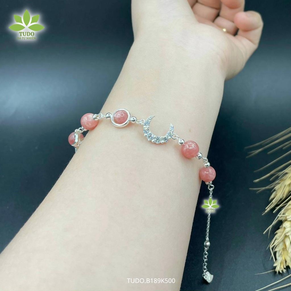 Vòng Tay Nữ Đẹp - Vòng Phong Thủy Đủ Mệnh TUDO B189K500 VCBDAOH VCBMIX VCBAQUA VCBSUNS Charm Bạc Trăng, Sao