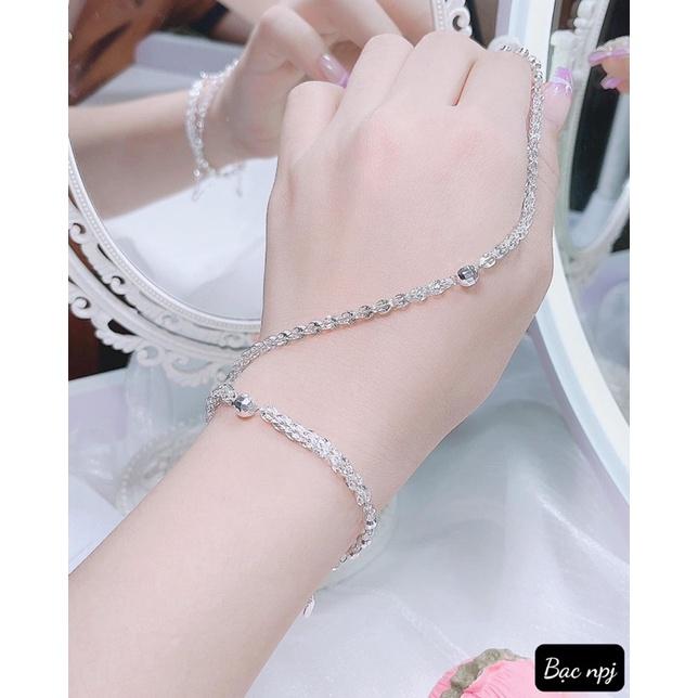 Lắc tay đuôi phụng mix các mẫu, Vòng tay nữ Bạc Ta - Bạc npj