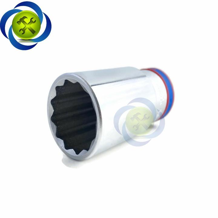Tuýp 24mm 1/2 Kingtony 423024M loại dài 12 cạnh màu trắng