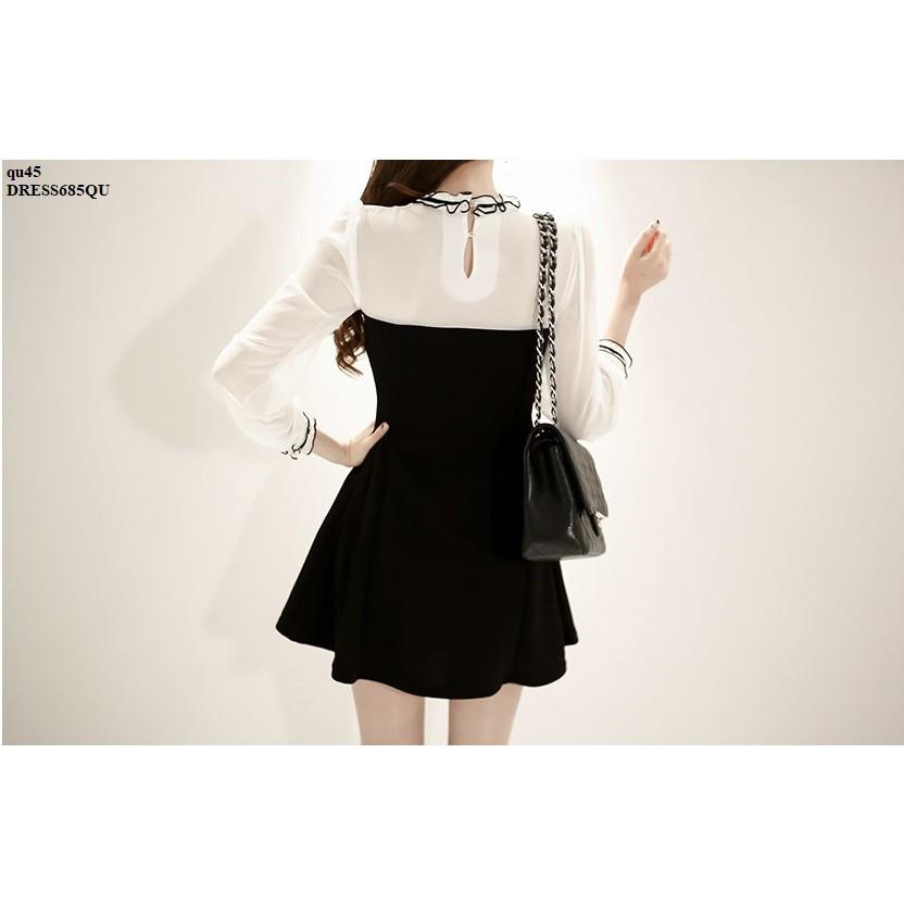 DRESS593 ĐẦM XÒE DỰ TIỆC NHÚN BÈO