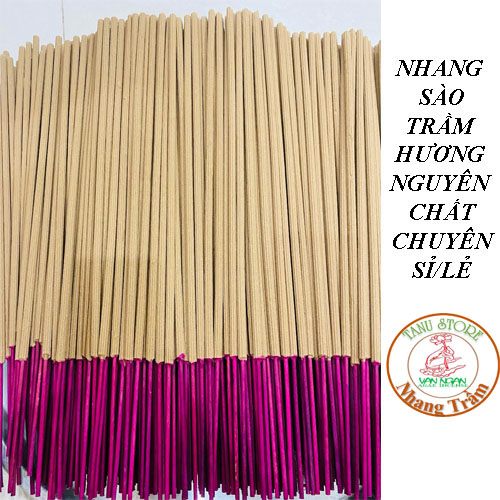 NHANG SÀO TRẦM HƯƠNG 50CM- THẮP GIAO THỪA THẮP TẾT- THẮP THỜ CÚNG- CHUẨN MÙI TRẦM