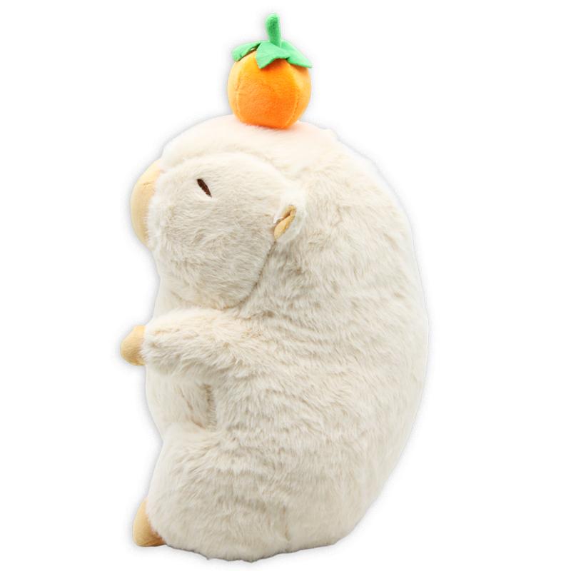 Thú Bông Capybara Đội Trái Cam 30 cm - Nuan Nuan DL24-002