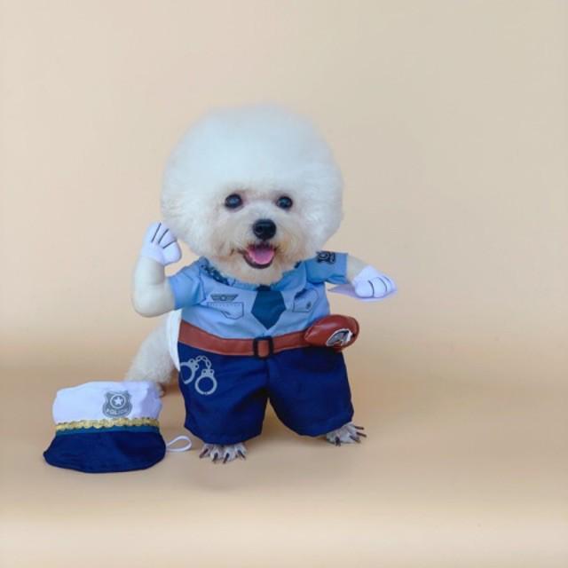 Bộ Áo Cảnh Sát CHo Thú Cưng t003