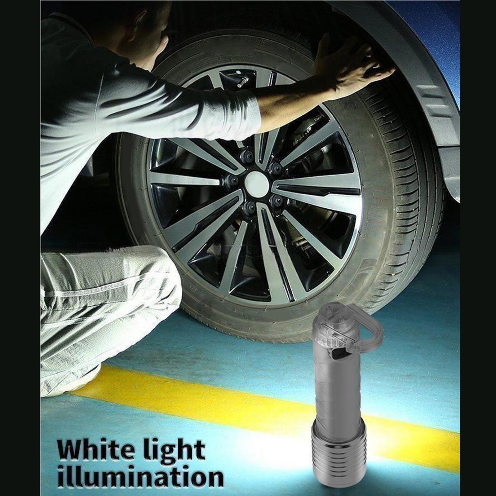 LED Flashlight Rechargeable Torch for Running Night Walking Auto Maintenance