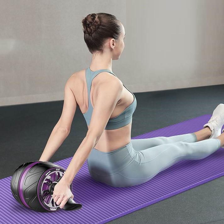 Con lăn tập cơ bụng YOGA CHỐNG ỒN, dụng cụ YOGA chính hãng SPORTY được thiết kế chắc chắn, tích hợp lò xo hiện đại