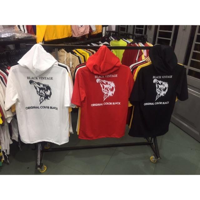 Áo thun tay lửng UNISEX phối nón nam nữ