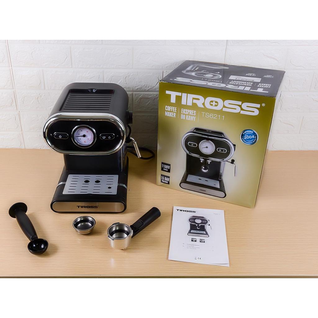 Máy pha cà phê Espresso Tiross TS6211 - Hàng chính hãng