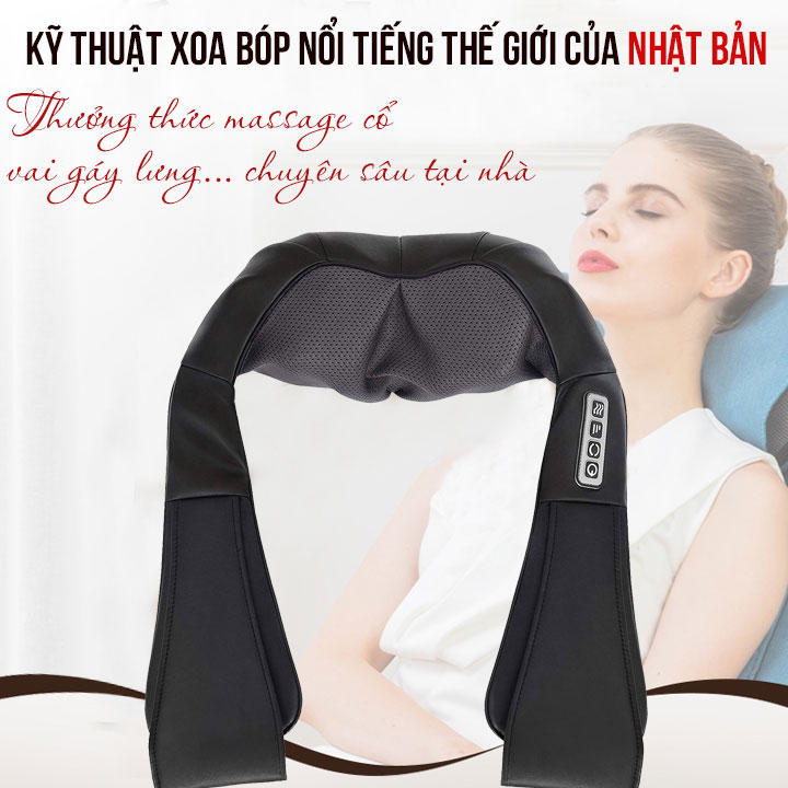 Máy massage vai lưng cổ Shiatsu FUKI FK-N89