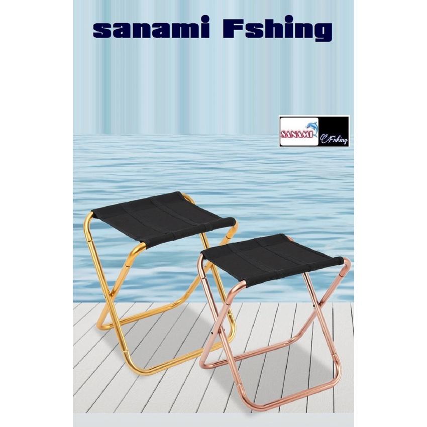 Ghế Xếp Inox Gấp Gọn Sanami Fishing - Ghế Mini Bỏ Túi Dễ Dàng Mang Khi Du Lịch , Dã Ngoại, Câu Cá KK-2
