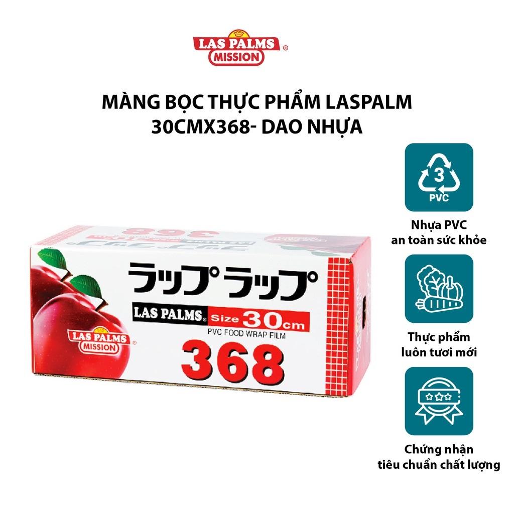 Màng bọc thực phẩm Laspalm chính hãng co giãn bám dính dai 30cmx368 - Rẻ hơn siêu thị