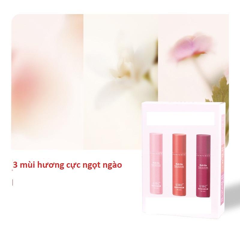 Lăn Khử Mùi Khô Lâu Dài Dưới Cánh Tay Roll-On Chất Chống Mồ Hôi Cơ Thể Quần Áo Tạo Hương Thơm Nước Hoa Dịu Nhẹ [ 3 Mùi ] - HOA NHÀI