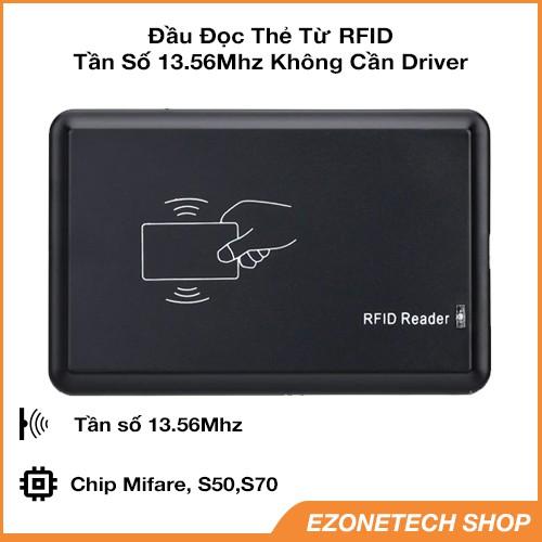 Đầu Đọc Thẻ Từ RFID Tần Số 13.56Mhz Không Cần Driver