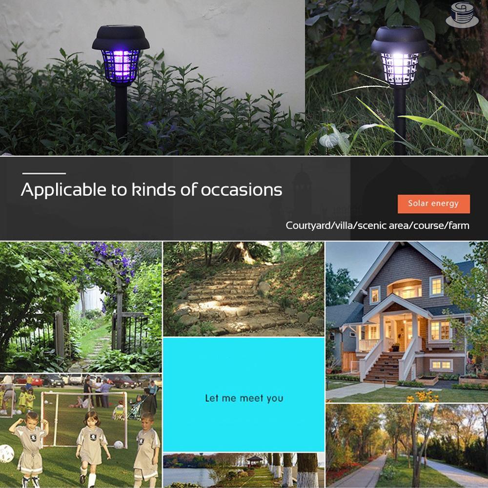 Bộ 2 đèn LED diệt muỗi dùng năng lượng mặt trời
