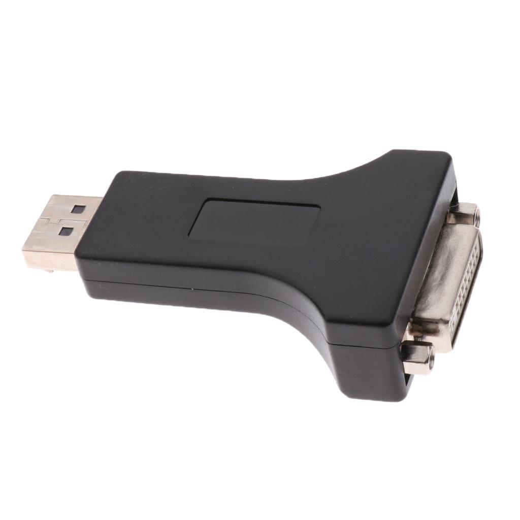 DP To DVI, Male To 24+5 Pin Female HD Adapter Convertor Single Link For PC
