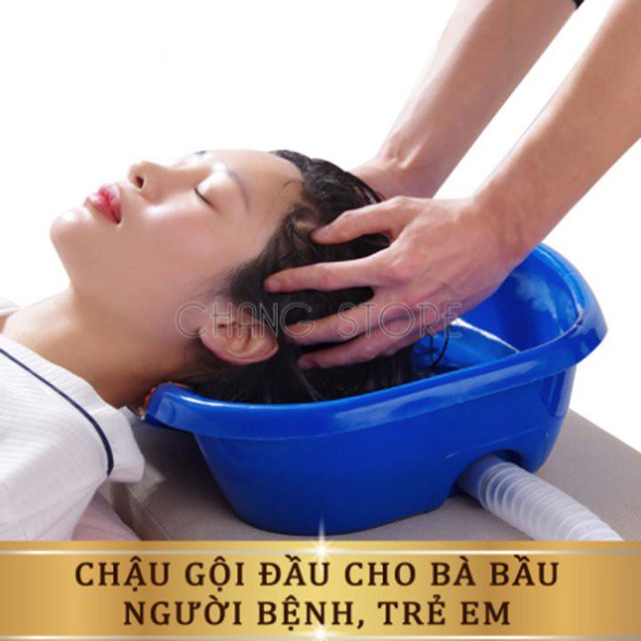 Chậu Gội Đầu Tại Giường, Tại Nhà, Thau Gội Đầu Chất Liệu Nhựa Cao Câp Siêu Bền