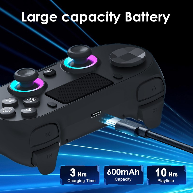 Gamepad Tay Game Không dây Bluetooth CM58 hall effect cho máy tính - điện thoại - máy tính bảng hàng nhập khẩu