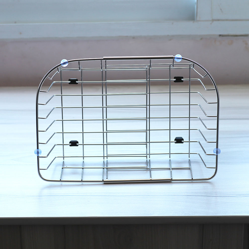 Khay để bát đĩa gác chậu rửa co giãn inox 304 HOBBY Home Decor KDC1