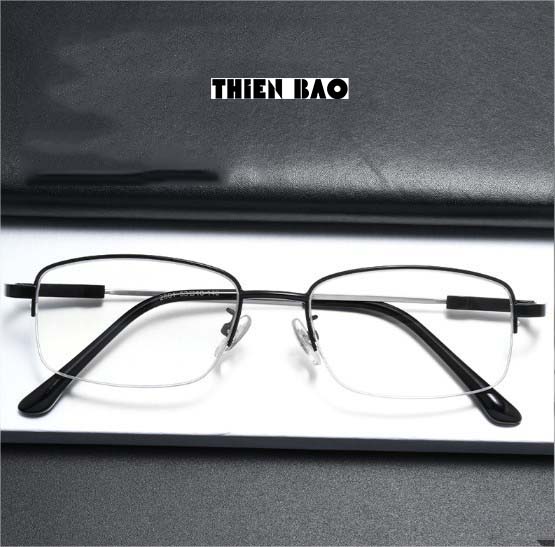 Kính lão thị, viễn thị càng hợp kim titan siêu dẻo xẻ cước KVM367 loại I sáng rõ chuẩn độ, đeo rất êm ái