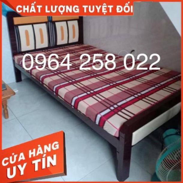 Giường sắt khung hộp 4-8 ngang 1m2 dài 2m Hcm.