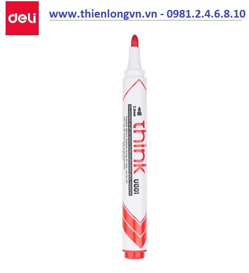Bút viết bảng Deli - EU 00140 mực đỏ