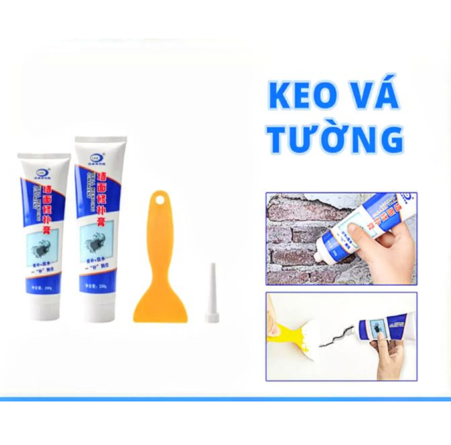 1 TUYP KEO VÁ XỬ LÝ CÁC VẾT NỨT VỠ TƯỜNG ĐA NĂNG TIỆN DỤNG HÀNG CHUẨN