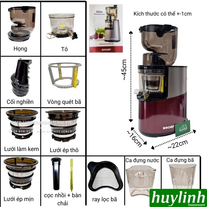 Máy ép trái cây chậm Biochef 888 Pro - Made in Úc - Hàng Chính Hãng