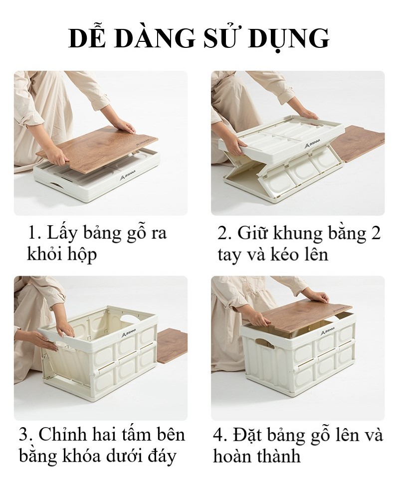 Thùng Đựng Đồ Dã Ngoại, Du Lịch Gấp Gọn -YZ037