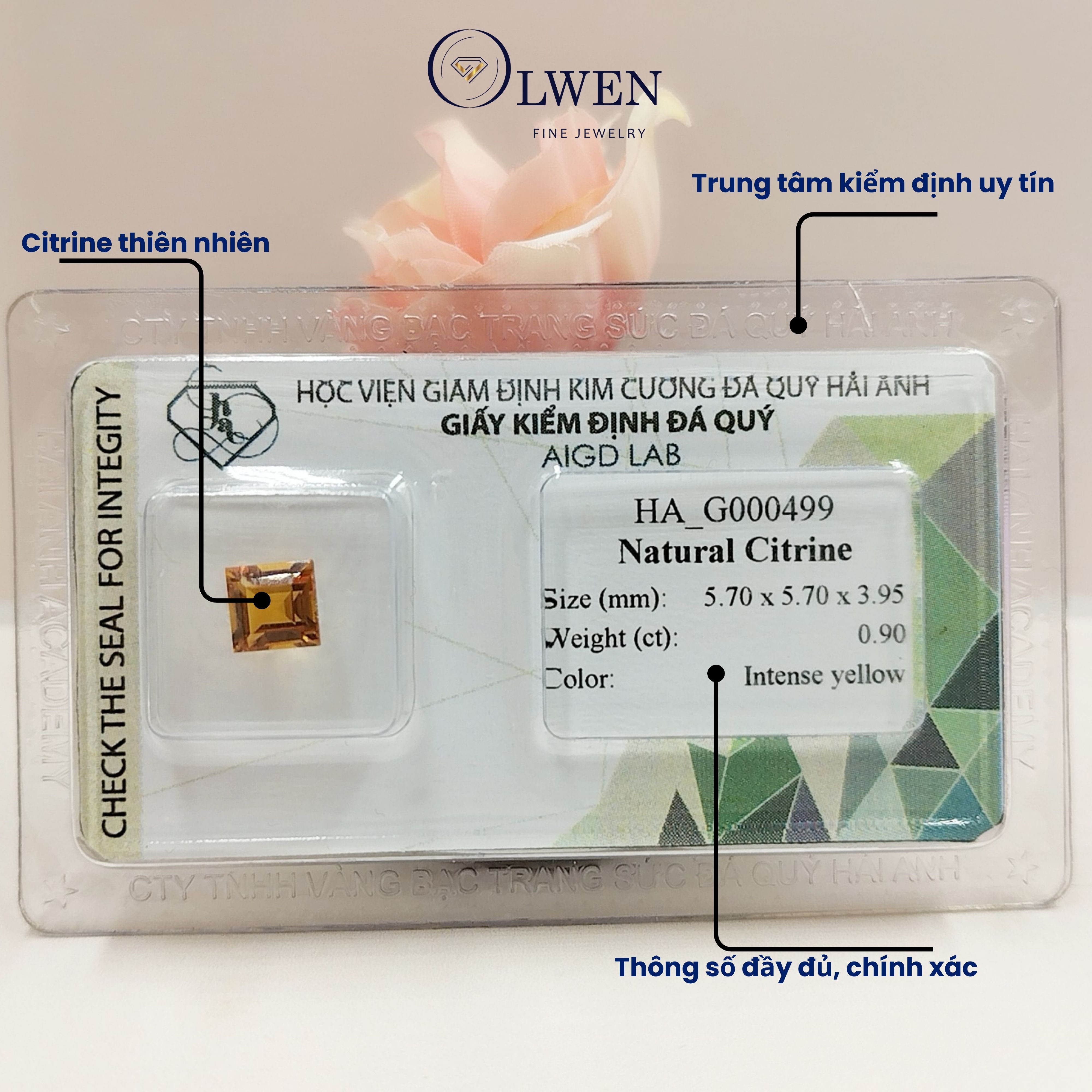 Viên đá thạch anh vàng thiên nhiên_HA-G000499