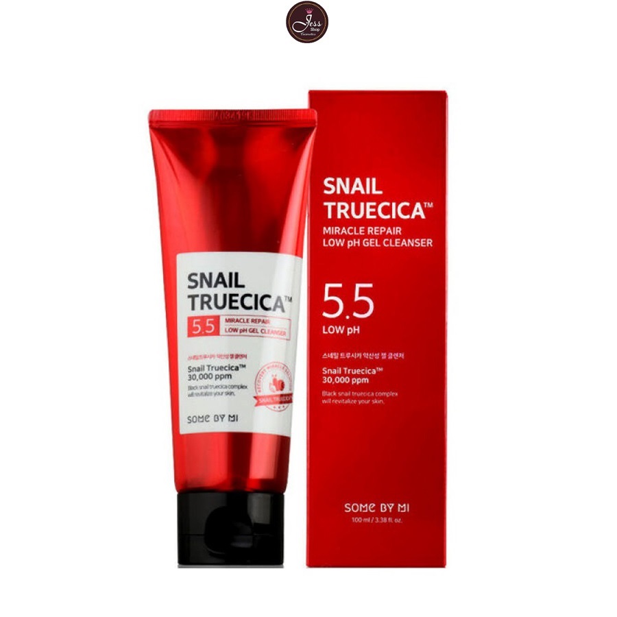Sữa rửa mặt Some By Mi Snail Truecica Miracle Repair Low PH Gel Cleanser