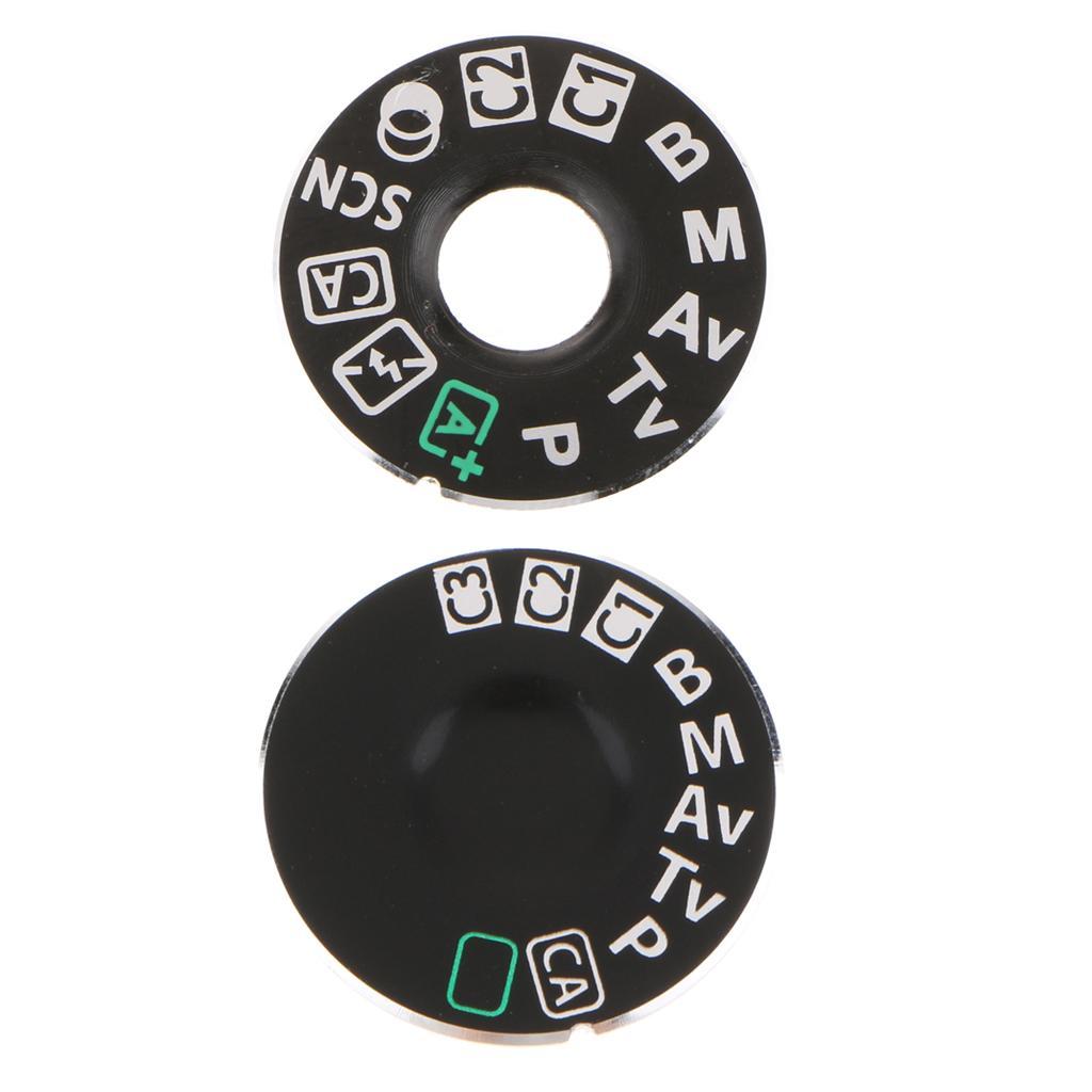2x Top Cover Dial Mode Plate Interface Cap Repair Part for 80D/5D2