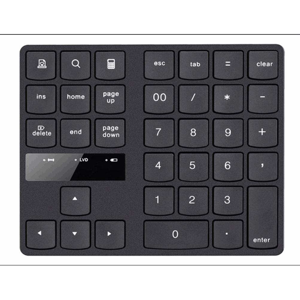 Bàn Phím Số Không Dây 2.4ghz 35 Phím Cho Ios Android Windows Mmjq