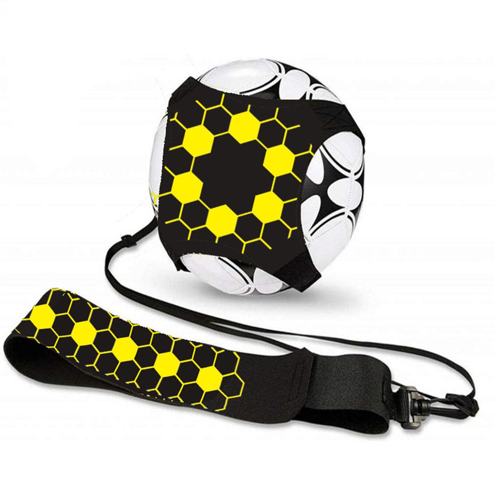 Soccer Trainer Kick Throw Solo Practice Control Skills Adjustable Waist Belt